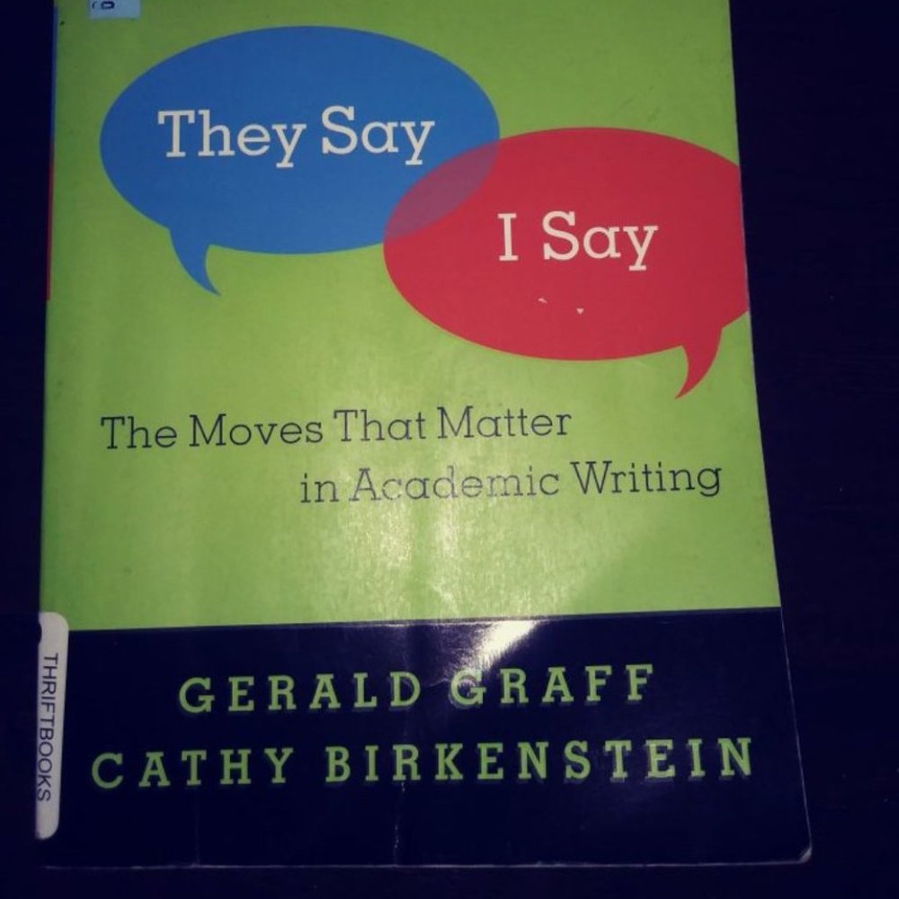 They Say I Say Book